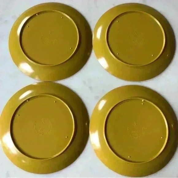 13 pieces  Maplex Melamine dinnerware in harvest gold - Picture 10 of 10